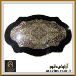 میز چوبی چایخوری بول نقاشی و بول برنج "سنتر" - Image 7