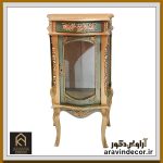 مینی ویترین چوبی تک درب وینا - Image 2
