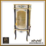 مینی ویترین چوبی تک درب وینا