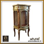 مینی ویترین چوبی تک درب وینا - Image 5