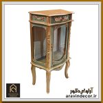 مینی ویترین چوبی تک درب وینا - Image 6