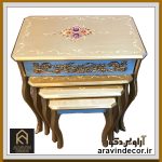 میز عسلی چوبی لارا - Image 2