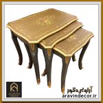 میز عسلی چوبی وندار