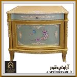 بوفه چوبی تک درب هلال - Image 3