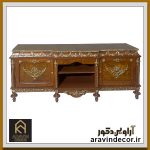میز تلویزیون چوبی الیزه - Image 4