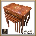 میز عسلی چوبی لارا - Image 3