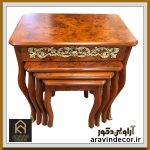 میز عسلی چوبی لارا - Image 4