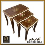 میز عسلی چوبی وندار - Image 4