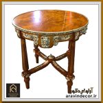 میز چوبی گرد مایسا - Image 3