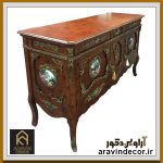 بوفه چوبی دو درب آمیکو - Image 4