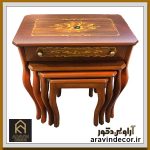 میز عسلی چوبی لارا - Image 5