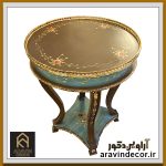 میز چوبی سرو گرد شارلو - Image 2