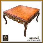 میز جلو مبلی چوبی مربع رُز - Image 4