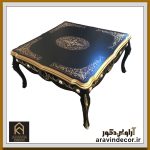میز جلو مبلی چوبی مربع رُز - Image 5