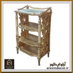 میز چوبی اتاژور بغل منبت شوکا - Image 3