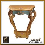 کنسول چوبی پایه ویرگولی ساغر در دو سایز - Image 5