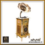 گرامافون چوبی رنگی رویال کد: 02