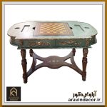 میز شطرنج چوبی رویال - Image 3