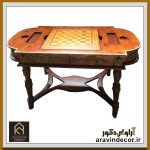 میز شطرنج چوبی رویال - Image 5