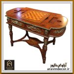 میز شطرنج چوبی رویال - Image 6