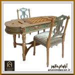 میز شطرنج چوبی رویال