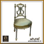 صندلی چوبی منبت کاری چپندر فرانسوی