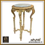 استند چوبی منبت کاری گرد رباتی الیزا - Image 3