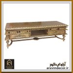 میز تلویزیون چوبی منبت کاری پادیون صاف 180 - Image 2