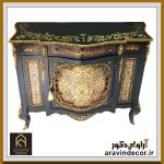 بوفه چوبی طاووس بول برنز ( سبک "شارل بول" ) - Image 5