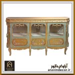 بوفه چوبی مایا درب شیشه ای - Image 4